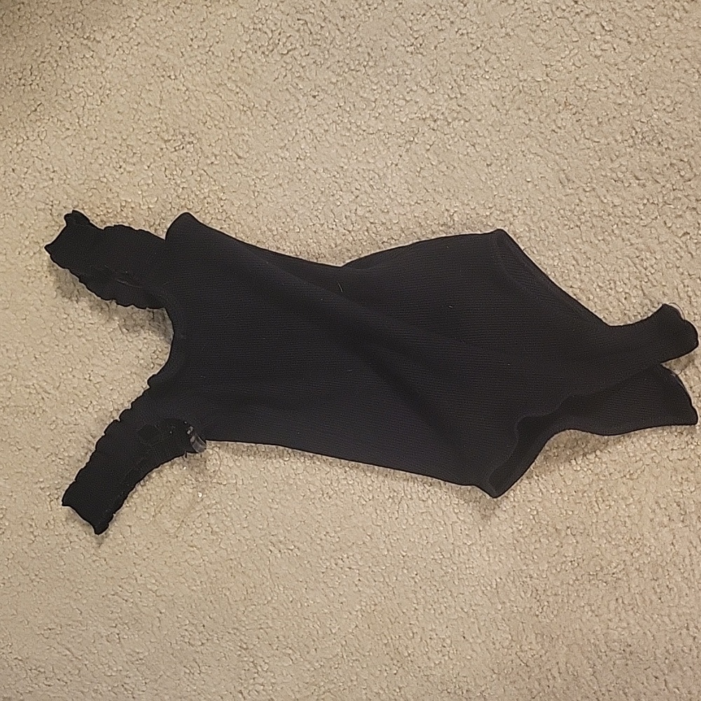Girls size 12 black bodysuit